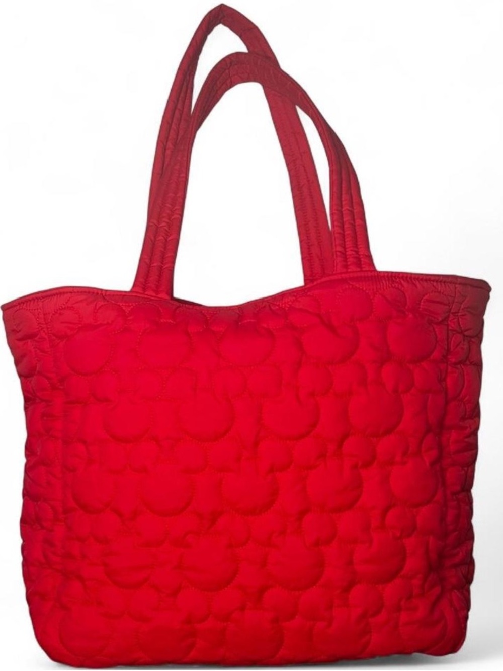 Vera Bradley x Disney a Mickey Quilted Red Tote with Double Handles